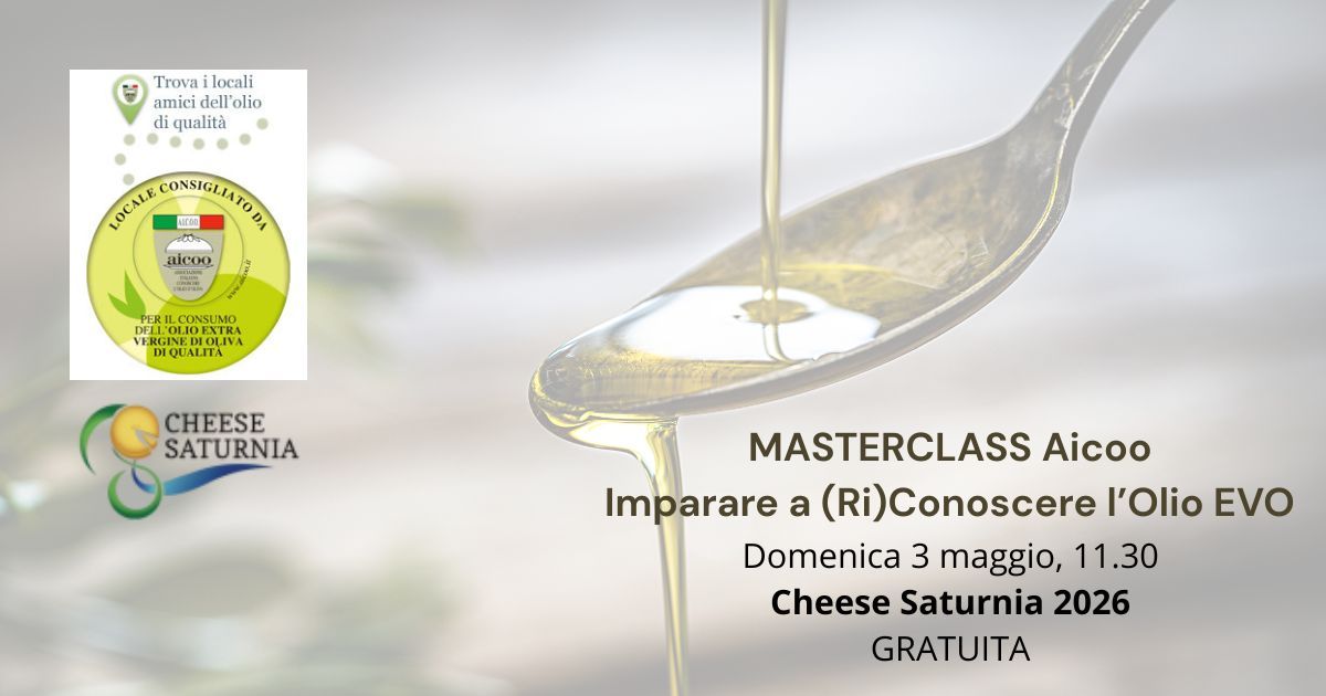 Masterclass Olio d'Oliva Cheese Saturnia 2026